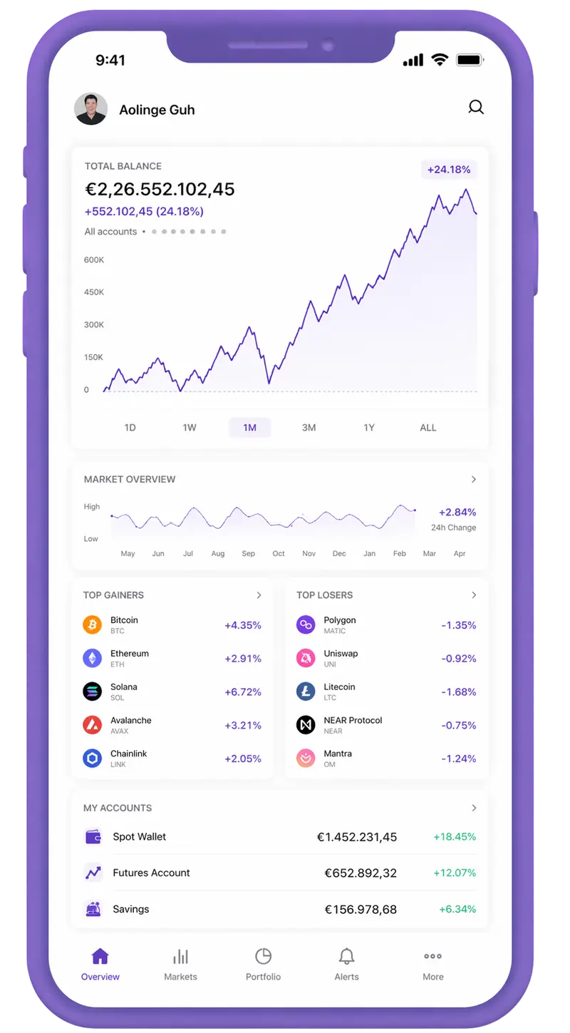 Mobile app portfolio overview